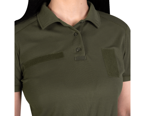 Жіноче поло Pani Army ID LT Олива  (8080), XXL