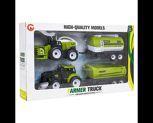 Дитячі машинки Ramiz 9972-30B Farmer Truck, зелено-чорні