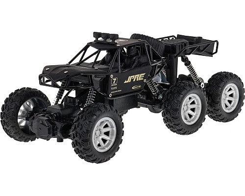 Металевий гусеничний автомобіль Rock Explorer 4x4 для дітей 8+ з дистанційним керуванням 1:18 Гума 6 коліс