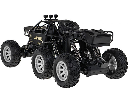 Металевий гусеничний автомобіль Rock Explorer 4x4 для дітей 8+ з дистанційним керуванням 1:18 Гума 6 коліс