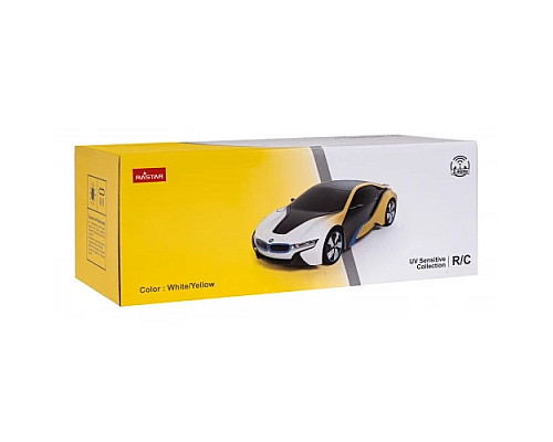 Модель BMW i8 RASTAR 1:24 Змінний колір кузова + світлодіодні фари + 2,4 ГГц пульт дистанційного керування Модель BMW i8 RASTAR 1:24 Змінний колір кузова + світлодіодні фари + 2,4 ГГц пульт дистанційного керування
