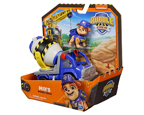 Машинка дитяча Spin Master Базовий будівельний автомобіль з фігуркою Мікса 