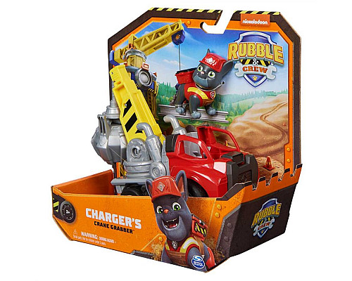 Машинка дитяча Spin Master Базовий будівельний автомобіль з фігуркою Заряда 