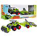 Трактор з ґрунтообробним катком + причіп для саду 1:55