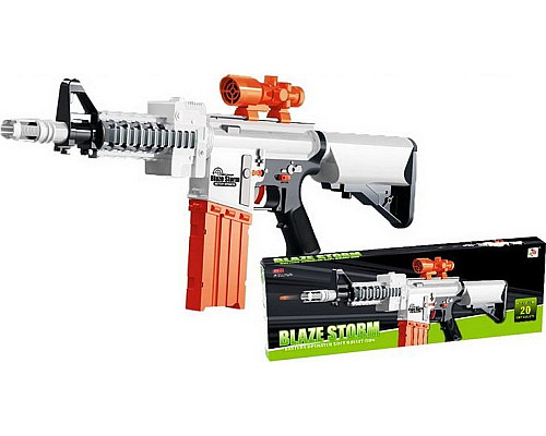 Гвинтівка Blaze Storm Bullet Rifle White Гвинтівка Blaze Storm Bullet Rifle White
