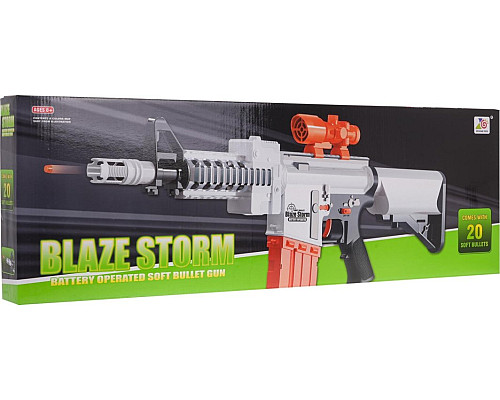 Гвинтівка Blaze Storm Bullet Rifle White Гвинтівка Blaze Storm Bullet Rifle White