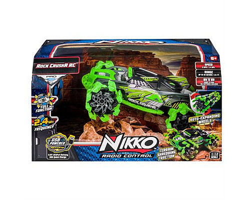 Машинка-всюдихід Nikko Rock CrushR Techno Green на радіокеруванні (10211) Машинка-всюдихід Nikko Rock CrushR Techno Green на радіокеруванні (10211)