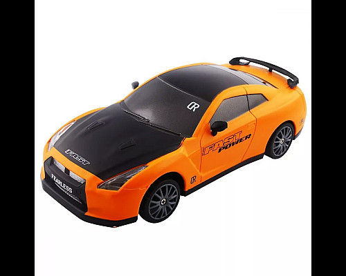 Дитяча машинка для дрифту Racing Rally R/C Nissan GT-R жовта