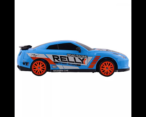 Дитяча машинка для дрифту Racing Rally R/C Nissan GT-R 4WD синя
