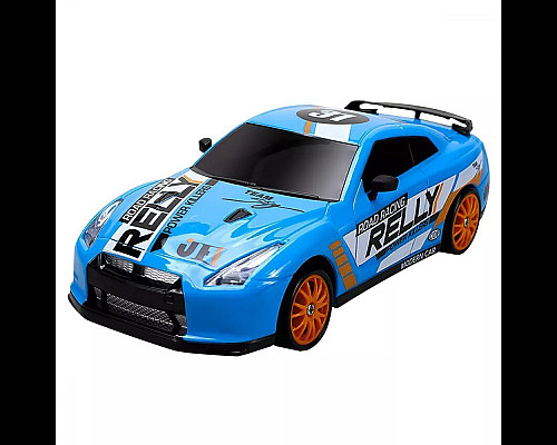 Дитяча машинка для дрифту Racing Rally R/C Nissan GT-R 4WD синя