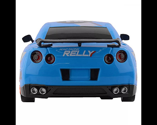 Дитяча машинка для дрифту Racing Rally R/C Nissan GT-R 4WD синя