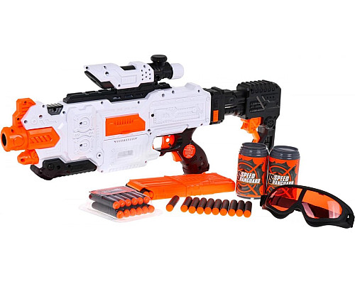 Велика дитяча рушниця 8+ аксесуарів + 48 м'яких куль Fast Pioneer Toy Gun Велика дитяча рушниця 8+ аксесуарів + 48 м'яких куль Fast Pioneer Toy Gun