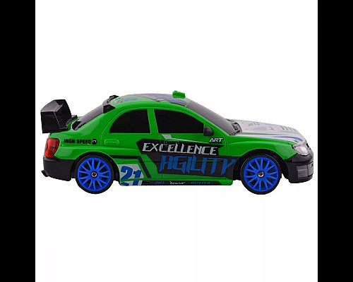 Дитяча машинка для дрифту Racing Rally R/C Subaru Impreza 4WD зелена