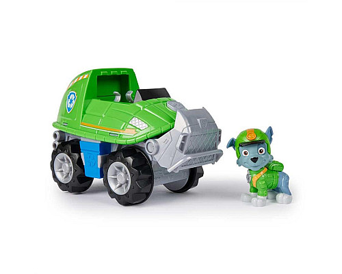 Машинка-трансформер дитяча Spin Master З водієм у джунглях Роккі 