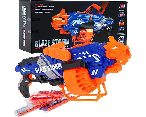 Велика гвинтівка для дітей 8+ Blaze Storm 40 пінопластових куль + опора для ручки Велика гвинтівка для дітей 8+ Blaze Storm 40 пінопластових куль + опора для ручки