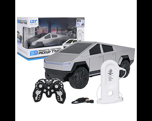 Дитяча машинка  Ramiz 9076 на дистанційному керуванні + зарядна станція, чорно-сіра