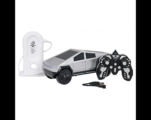 Дитяча машинка  Ramiz 9076 на дистанційному керуванні + зарядна станція, чорно-сіра