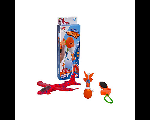 Метальний літак дитячий Ramiz 819-21B 2в1, червоний