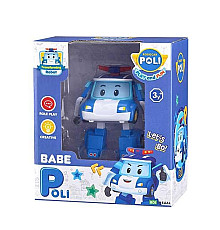 Машинка-трансформер дитяча Roi Visual Робокар малюк Полі
