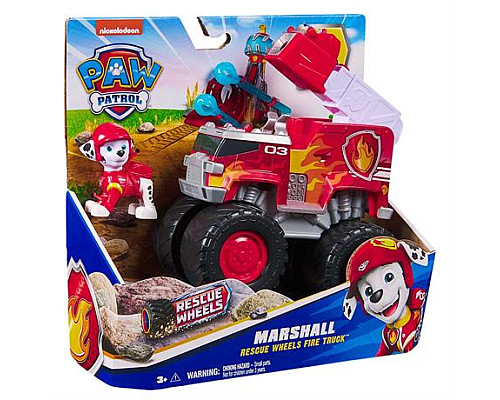 Ігровий набір Paw Patrol Мегаколеса Великий рятувальний автомобіль-трансформер із Маршалом (SM17776/6069306)