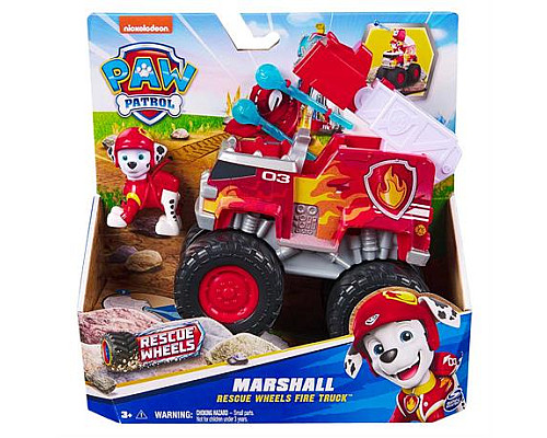 Ігровий набір Paw Patrol Мегаколеса Великий рятувальний автомобіль-трансформер із Маршалом (SM17776/6069306)