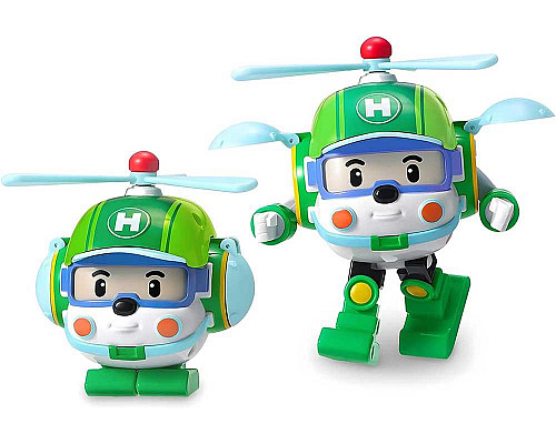 Машинка-трансформер дитяча Roi Visual Робокар малюк Хеллі