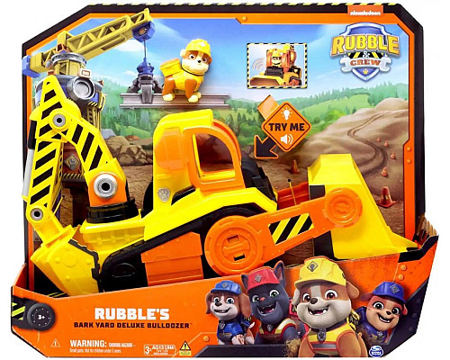 Машинка-трансформер дитяча Spin Master Бульдозер Кремеза  