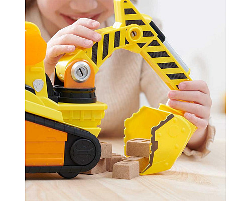 Машинка-трансформер дитяча Spin Master Бульдозер Кремеза  
