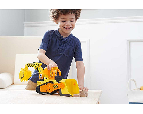 Машинка-трансформер дитяча Spin Master Бульдозер Кремеза  