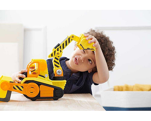 Машинка-трансформер дитяча Spin Master Бульдозер Кремеза  