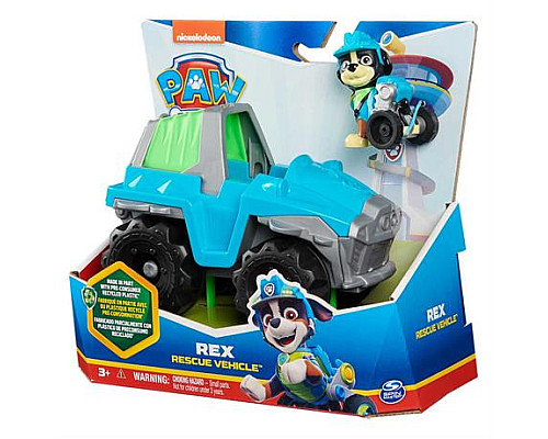 Ігровий набір Paw Patrol Рятувальний автомобіль із водієм Рексом (SM16775/2886) Ігровий набір Paw Patrol Рятувальний автомобіль із водієм Рексом (SM16775/2886)