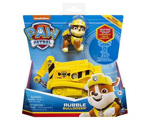 Ігровий набір Paw Patrol Бульдозер із водієм Кремезом (SM16775/9924)