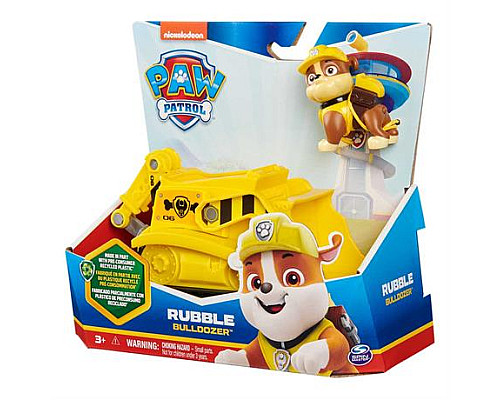 Ігровий набір Paw Patrol Бульдозер із водієм Кремезом (SM16775/9924)
