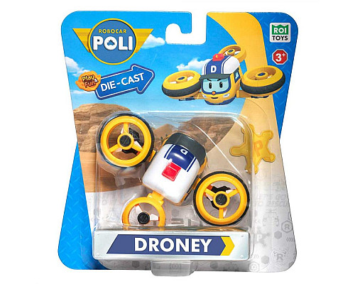 Машинка дитяча Робокар Дроні Die Cast