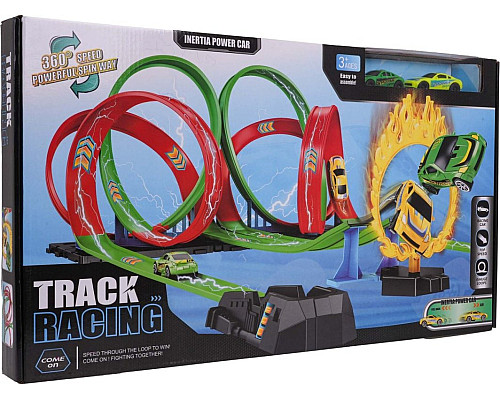 Гоночна траса MEGA Launcher FIRE TRACK Гоночна траса MEGA Launcher FIRE TRACK