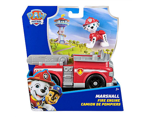 Машинка-трансформер дитяча Spin Master Базовий рятівний автомобіль з водієм Маршал