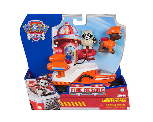 Машинка-трансформер дитяча Spin Master Пожежна рятувальна місія з водієм Зума