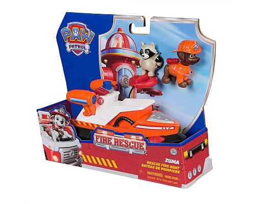 Машинка-трансформер дитяча Spin Master Пожежна рятувальна місія з водієм Зума