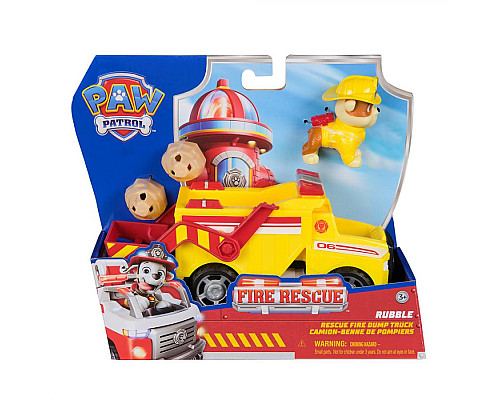 Машинка-трансформер дитяча Spin Master Пожежна рятувальна місія з водієм Кремез