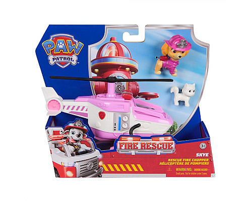 Гелікоптер дитячий Spin Master Пожежна рятувальна місія з водієм Скай