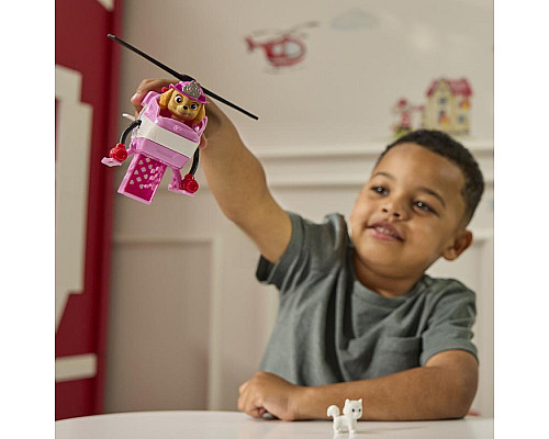 Гелікоптер дитячий Spin Master Пожежна рятувальна місія з водієм Скай