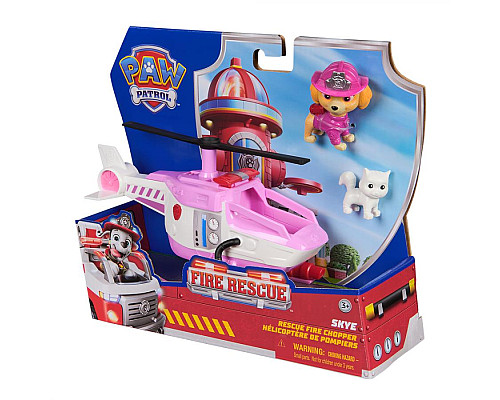 Гелікоптер дитячий Spin Master Пожежна рятувальна місія з водієм Скай