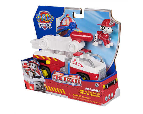 Машинка-трансформер дитяча Spin Master Пожежна рятувальна місія з водієм Маршал