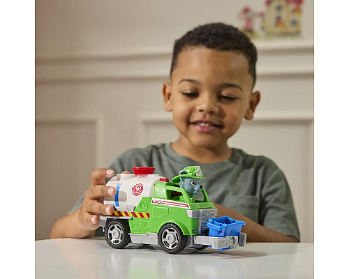 Машинка-трансформер дитяча Spin Master Пожежна рятувальна місія з водієм Роккі