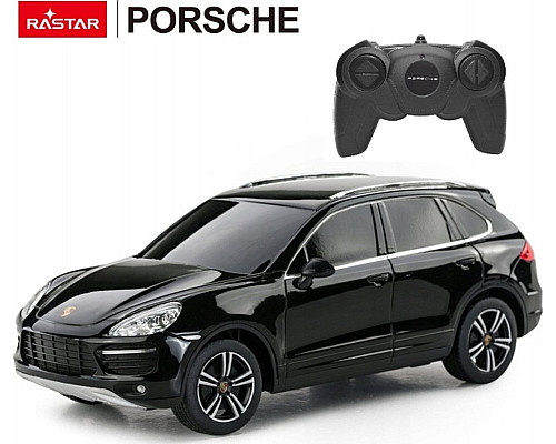 Машинка на радіоуправлінні 1:24 Porsche Cayenne Turbo Black RASTAR