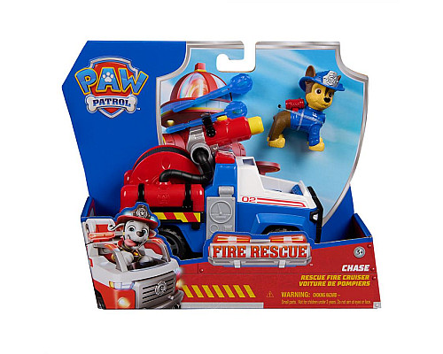 Машинка-трансформер дитяча Spin Master Пожежна рятувальна місія з водієм Гонщик