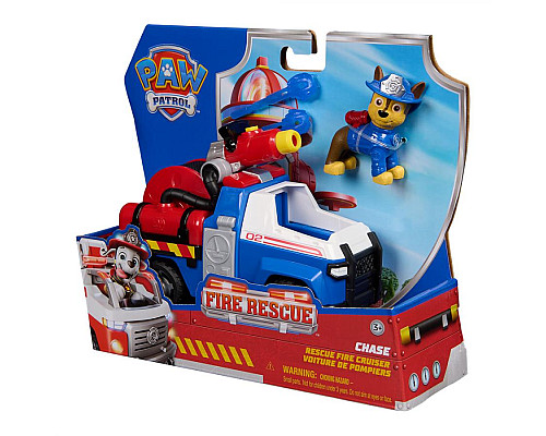 Машинка-трансформер дитяча Spin Master Пожежна рятувальна місія з водієм Гонщик