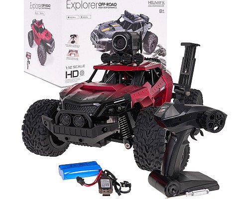 Дитяча машинка MEGA Crawler PIONEER з камерою червона