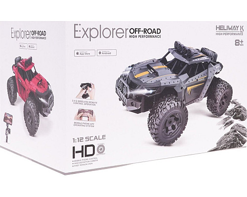 Дитяча машинка MEGA Crawler PIONEER з камерою червона