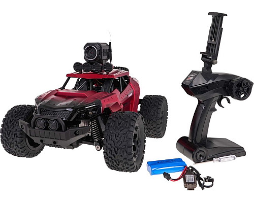 Дитяча машинка MEGA Crawler PIONEER з камерою червона